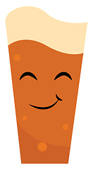 Image showing Image of beer pilsner, vector or color illustration.