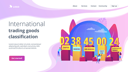 Image showing The harmonized system concept landing page