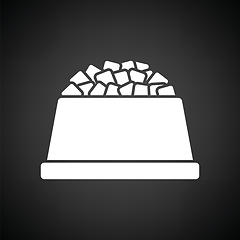 Image showing Dog food bowl icon