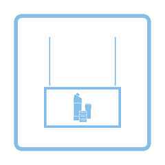 Image showing Household chemicals market department icon