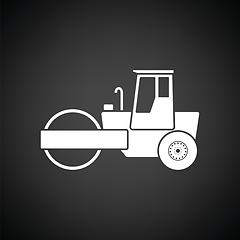 Image showing Icon of road roller