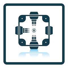 Image showing Electrical  junction box icon