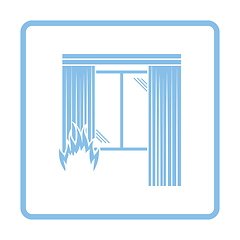 Image showing Home fire icon