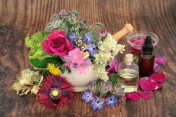 Image showing Herbal Medicine Preparation for Alternative Remedies 