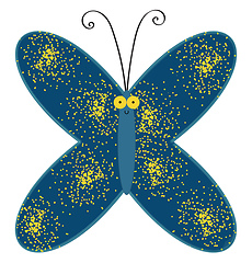 Image showing Image of butterfly, vector or color illustration.