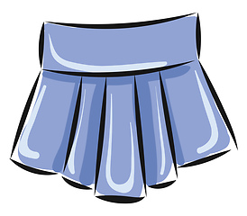 Image showing Skirt for girls, vector or color illustration.