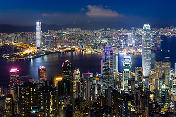 Image showing Hong Kong night