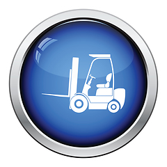 Image showing Warehouse forklift icon