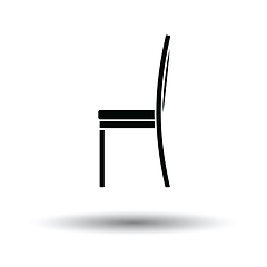 Image showing Modern chair icon