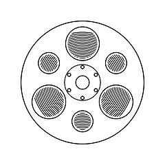 Image showing Film reel icon