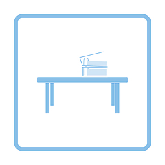 Image showing Office low table icon