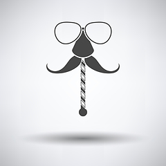 Image showing Glasses and mustache icon