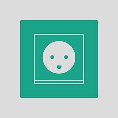 Image showing Austria electrical socket icon