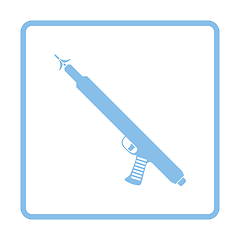 Image showing Icon of Fishing  speargun 