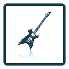 Image showing Electric guitar icon