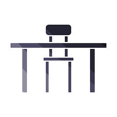 Image showing Table and chair icon