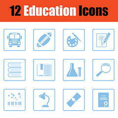 Image showing Education icon set