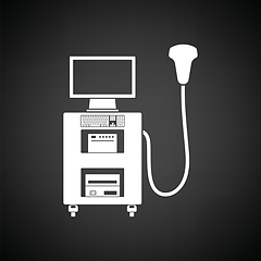 Image showing Ultrasound diagnostic machine icon