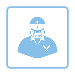 Image showing Cricket player icon