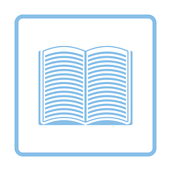 Image showing Open book icon