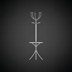 Image showing Office coat stand icon