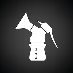 Image showing Breast pump icon