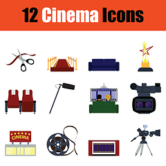 Image showing Cinema icon set