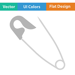 Image showing Tailor safety pin icon