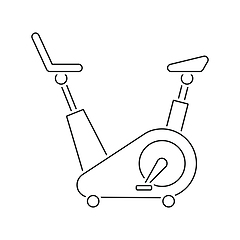 Image showing Icon of Exercise bicycle 