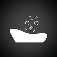 Image showing Baby bathtub icon