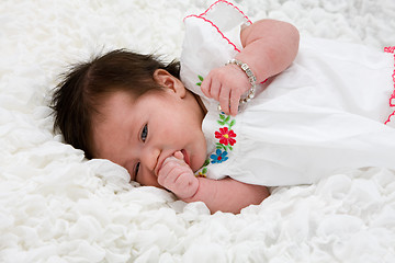 Image showing Baby on white