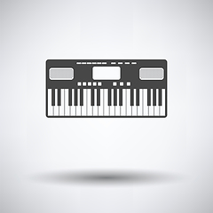 Image showing Music synthesizer icon