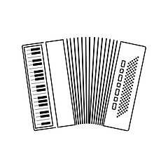 Image showing Accordion icon