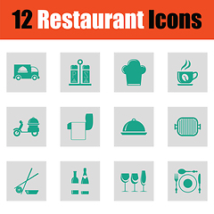 Image showing Restaurant icon set