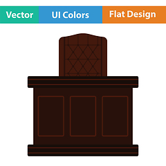 Image showing Judge table icon