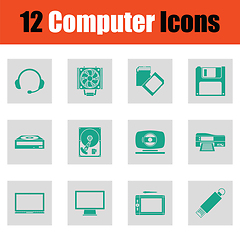 Image showing Set of computer icons