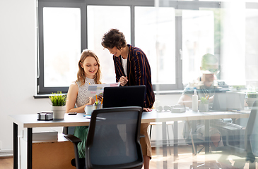 Image showing business team or startuppers working at office