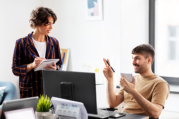 Image showing business team or startuppers working at office