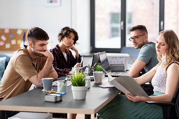 Image showing business team or startuppers working at office