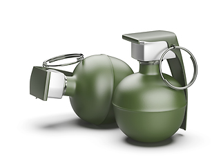 Image showing Two hand grenades