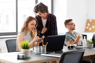 Image showing business team or startuppers working at office