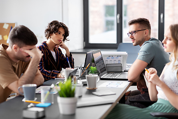 Image showing business team or startuppers working at office