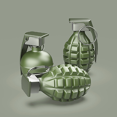 Image showing Hand grenades