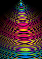 Image showing rainbow circular glow