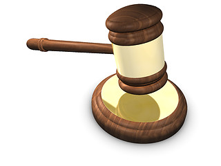 Image showing Wooden Gavel