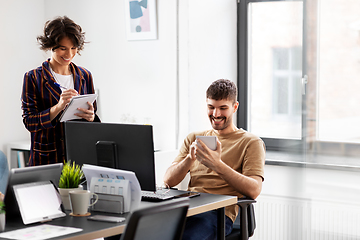 Image showing business team or startuppers working at office