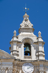 Image showing detail st. paul's cathedral mdina malta