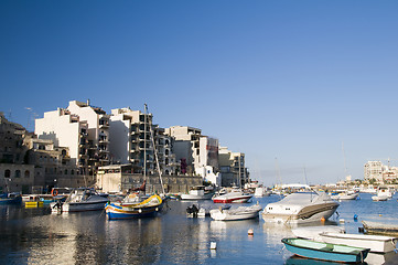 Image showing st. julian's harbor malta overdevelopment construction
