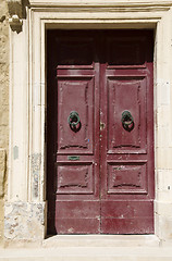 Image showing mdina malta medieval door 