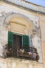 Image showing malta mdina casa iguanez window detail